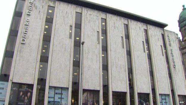 Danske Bank headquarters in Belfast