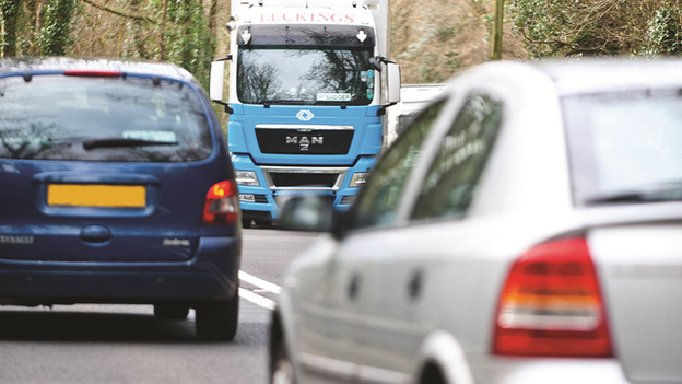 Heavy traffic in Pembrokeshire