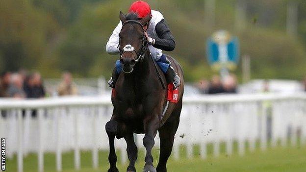 Golden Horn wins the Dante Stakes at York