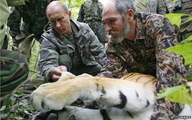 Prime Minister Putin in 2008