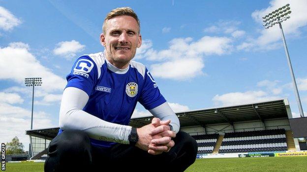 St Mirren manager Gary Teale