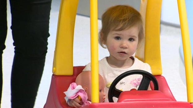 Olivia in the children's hospital