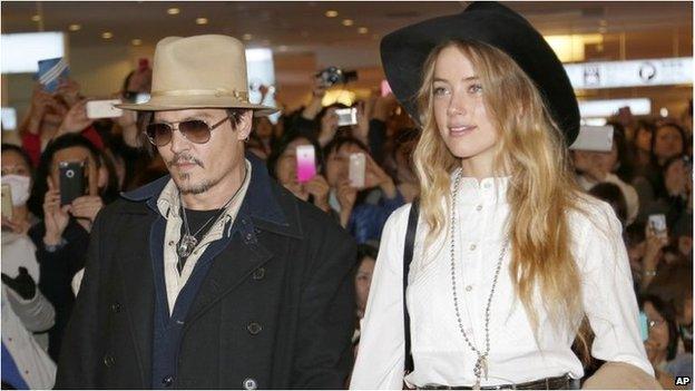 Johnny Depp and Amber Heard