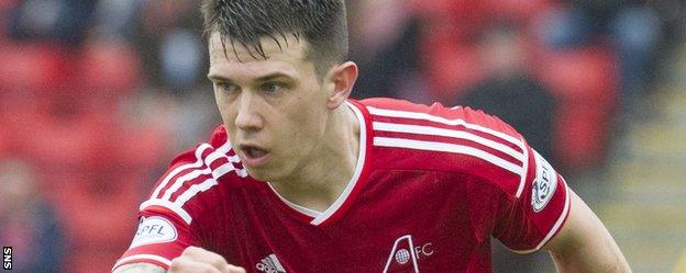 Aberdeen midfielder Ryan Jack