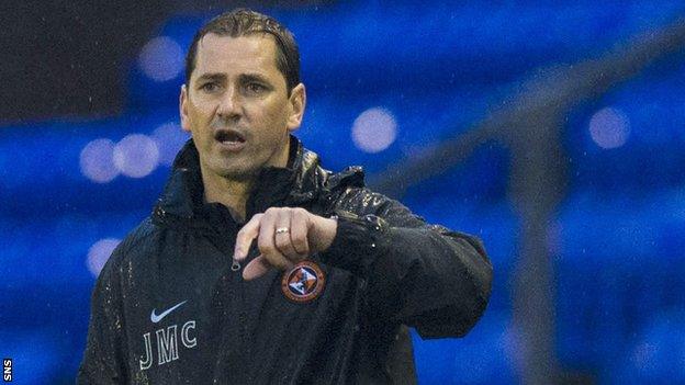 Dundee United manager Jackie McNamara