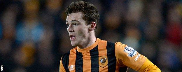 Hull City defender Andy Robertson