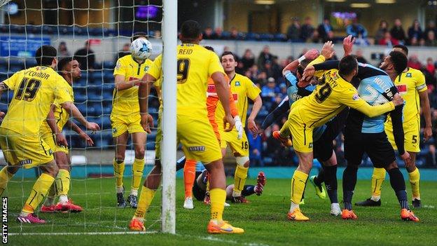 Wycombe v Plymouth