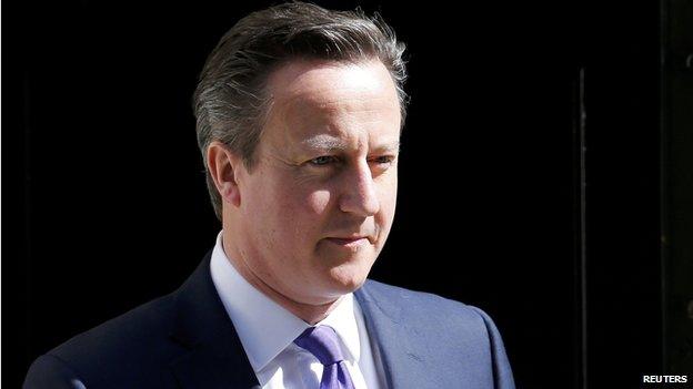 David Cameron leaves 10 Downing Street