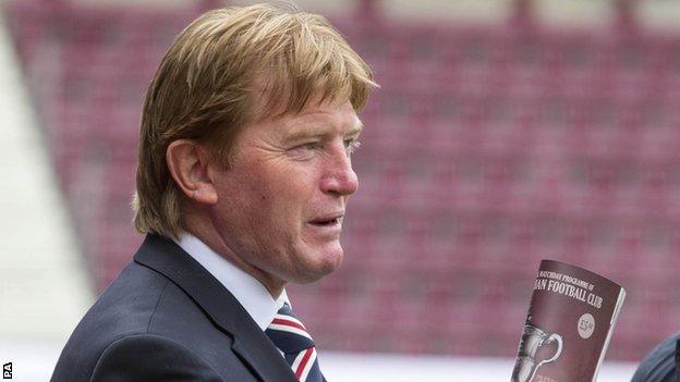 Rangers boss Stuart McCall