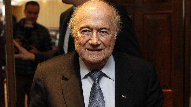 Fifa president Sepp Blatter