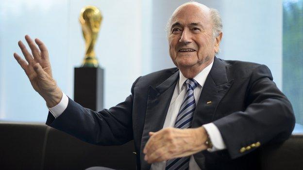 Fifa president Sepp Blatter