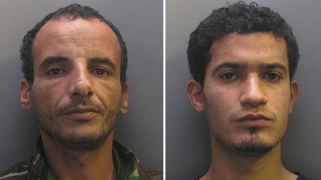 Moktar Ali Saad Mahmoud (left) and Ibrahim Abugtila (right)