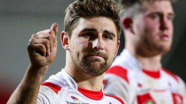 St Helens winger Tommy Makinson