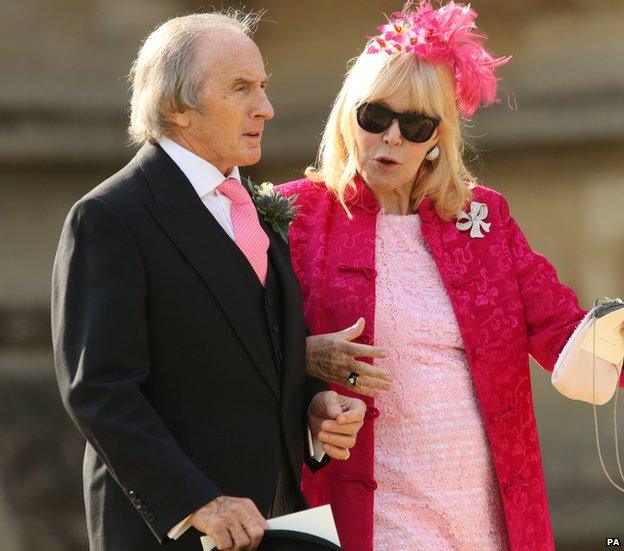 Sir Jackie Stewart and his wife Helen