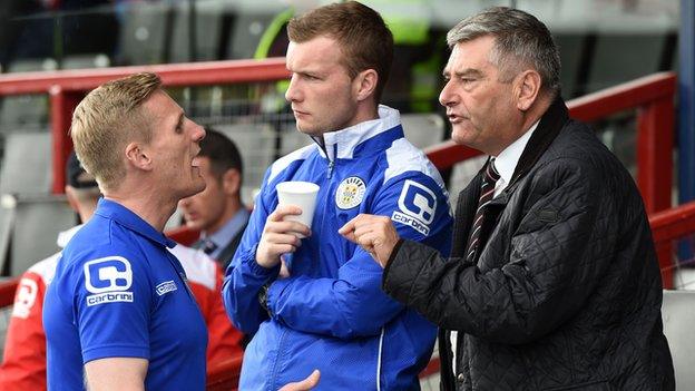 Gary Teale (left) and Stewart Gilmour