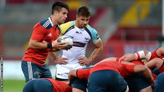 Rhys Webb has already tasted success with Ospreys in Munster this season