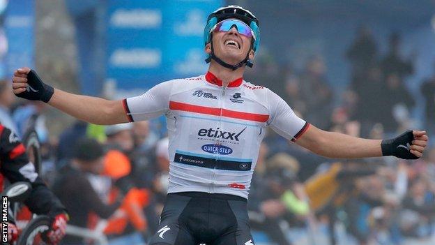 France's Julian Alaphilippe wins Saturday's mountainous seventh stage of the Tour of California