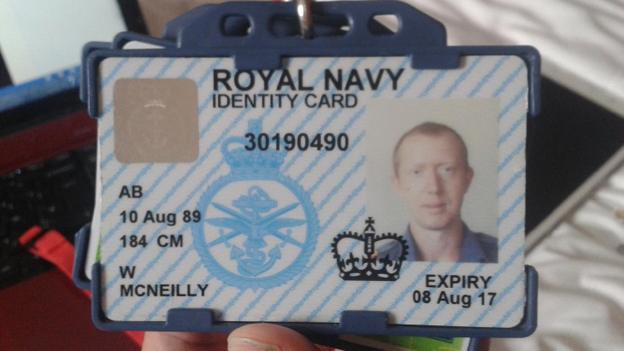 William McNeilly ID card