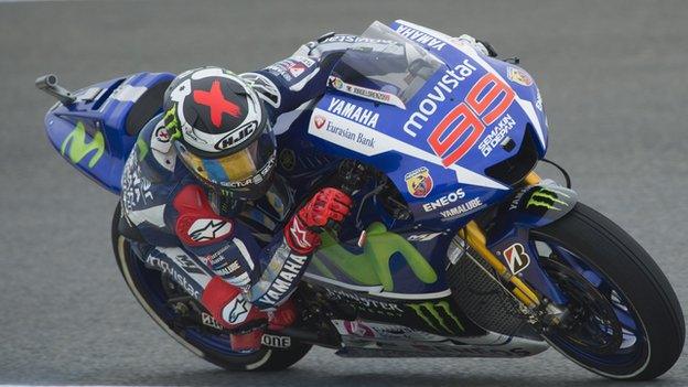 Yahama's Jorge Lorenzo