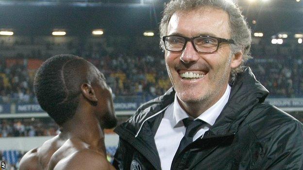 PSG manager Laurent Blanc