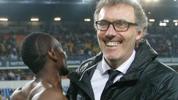 Paris St-Germain manager Laurent Blanc