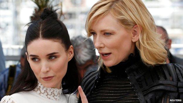 Rooney Mara and Cate Blanchett