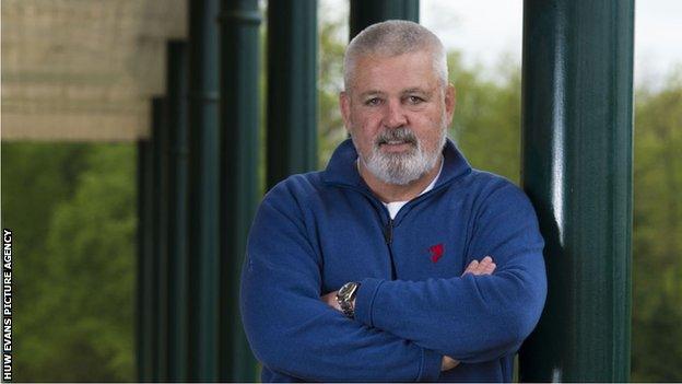 Warren Gatland sporting his new beard