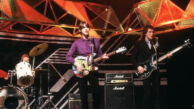 Paul Weller with The Jam on TOTP