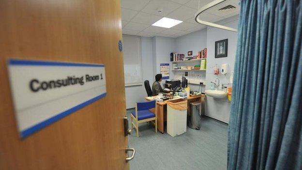 A doctor's consulting room