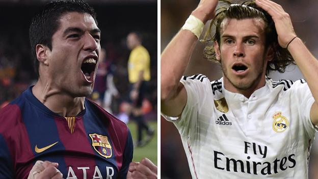 Luis Suarez and Gareth Bale