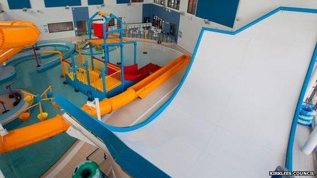 Huddersfield leisure centre splash park