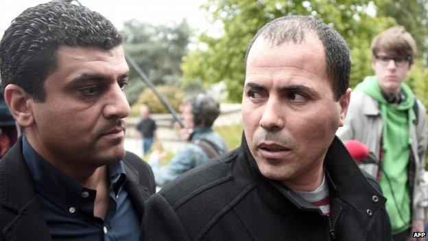 Adel Benna (right) - brother of Zyed Benna