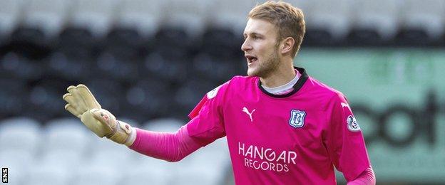 Dundee goalkeeper Scott Bain