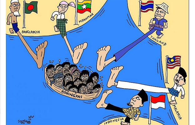 cartoon in the Thai newspaper The Nation