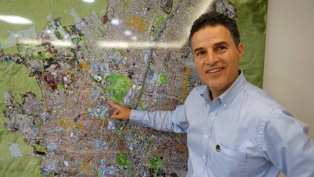 Medellin mayor Anibal Gaviria