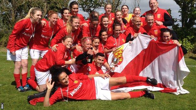 Jersey women's football team