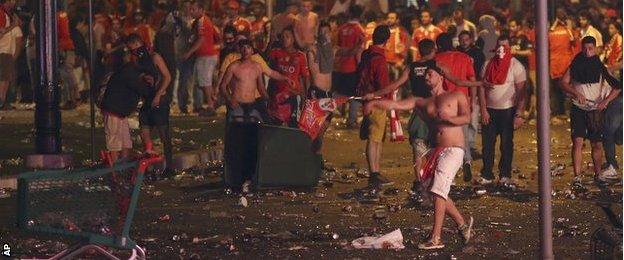 Benfica fans