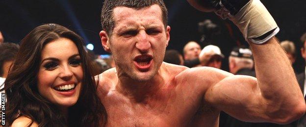 Carl Froch and Rachel Cordingley