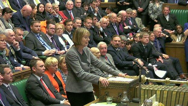 Acting Labour leader Harriet Harman