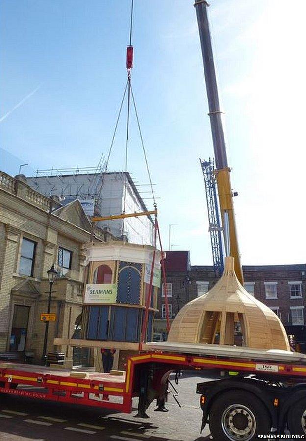 Cupola House cupola restoration, Bury St Edmunds