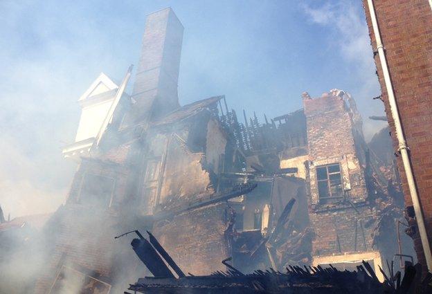 Cupola House fire, Bury St Edmunds