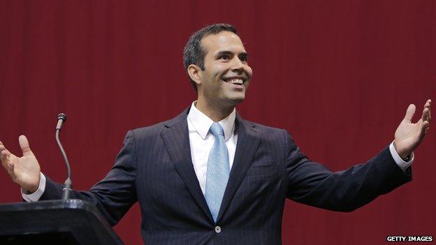 Texas Land commissioner George P Bush.