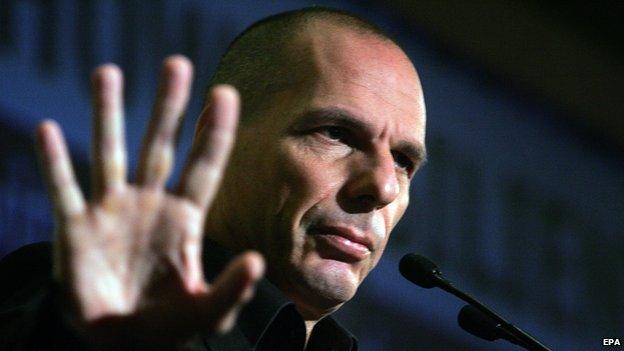 Greek Finance Minister Yanis Varoufakis