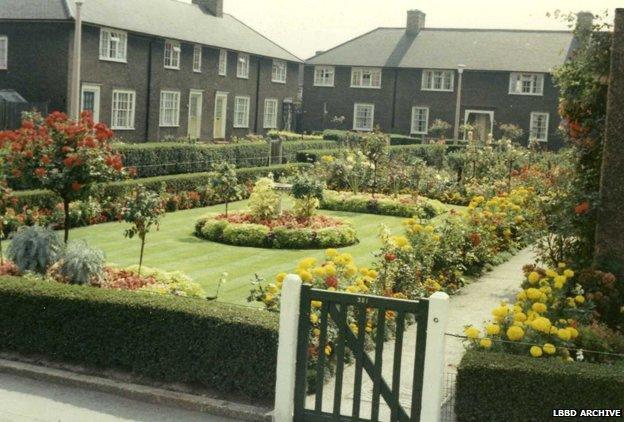 Prize-winning garden at Sheppey Road