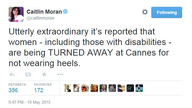 Caitlin Moran tweet