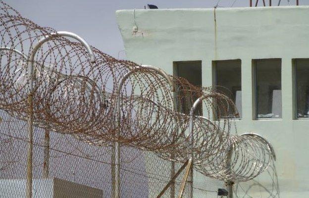 Al-Rumaimain jail, outside Amman, Jordan (photo by Frank Gardner)