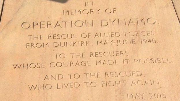 Operation Dynamo plaque