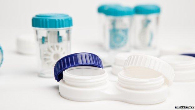 contact lens cleaning kit