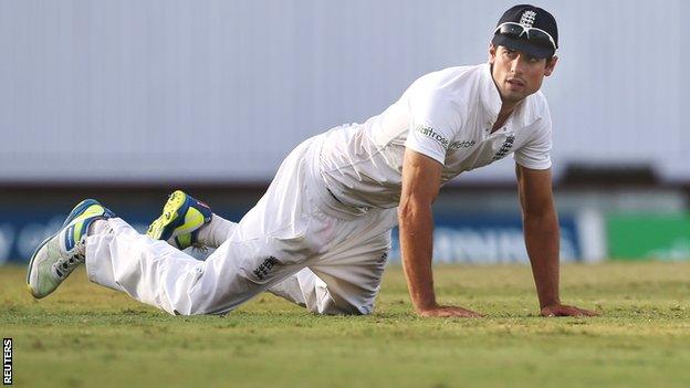 England captain Alastair Cook