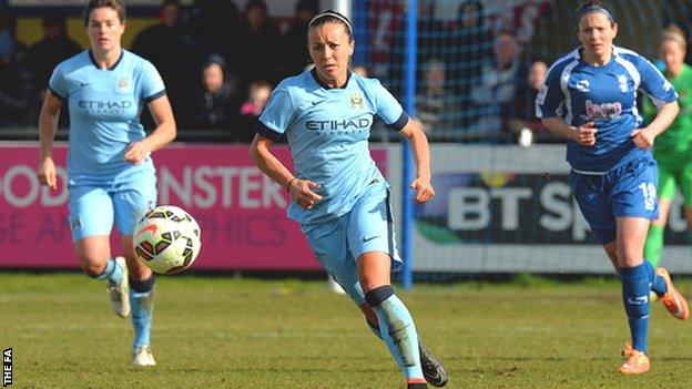 Manchester City midfielder Natasha Harding